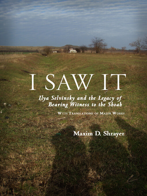 Title details for I Saw It by Maxim D. Shrayer - Available